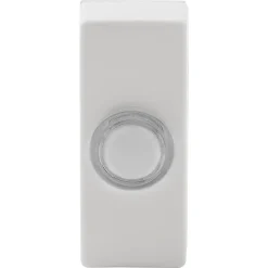 Bouton de sonnette filaire lumineux Blyss blanc
