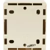 Bouton poussoir 10A saillie - blanc - Beijing - Zenitech
