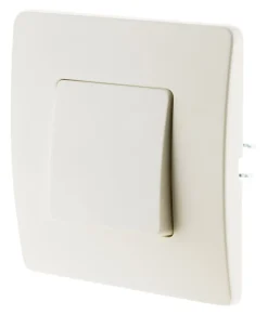 Bouton poussoir bornes auto - blanc - Venus - Zenitech