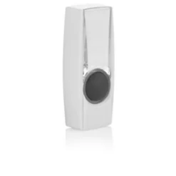 Bouton poussoir de sonnette sans fil blanc 200 m
