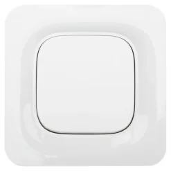 Bouton poussoir Jacobsen Kennet blanc complet