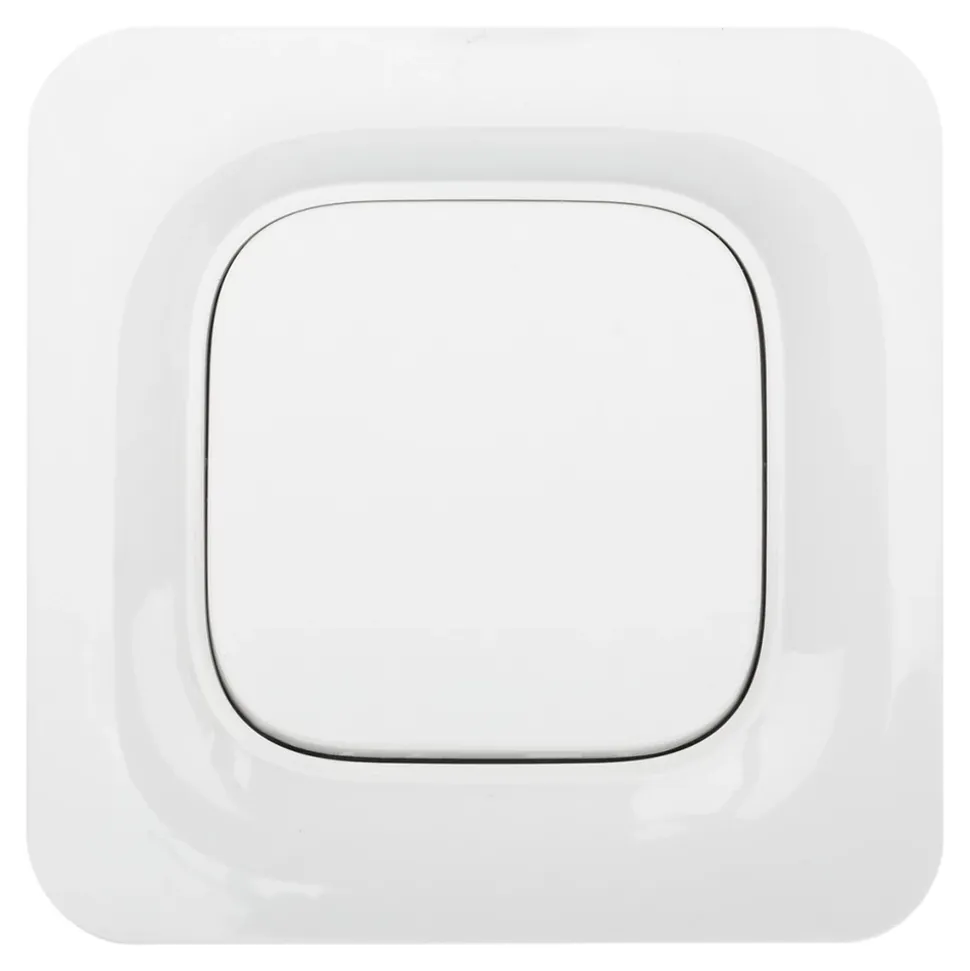 Bouton poussoir Jacobsen Kennet blanc complet