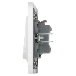 Bouton poussoir Jacobsen Kennet blanc complet