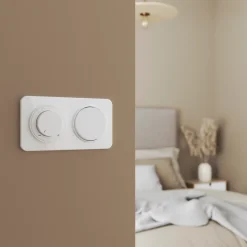 Bouton poussoir Jacobsen Espen blanc à composer