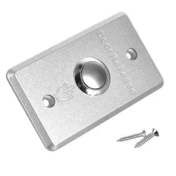 Bouton poussoir rectangulaire aluminium rétroéclairé sb5hkr