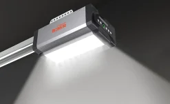 Boxer Ouvre-porte de garage WiFi 800N avec application smartphone, rail 3 m, télécommande incluse