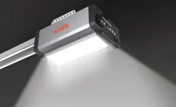 Boxer Ouvre-porte de garage WiFi 1000N modèle 5000, app smartphone, 2 télécommandes, rail 3,5 m