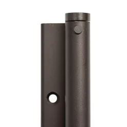 Bras à ressort ferme porte, a corps très fin en Aluminium anodisé noir