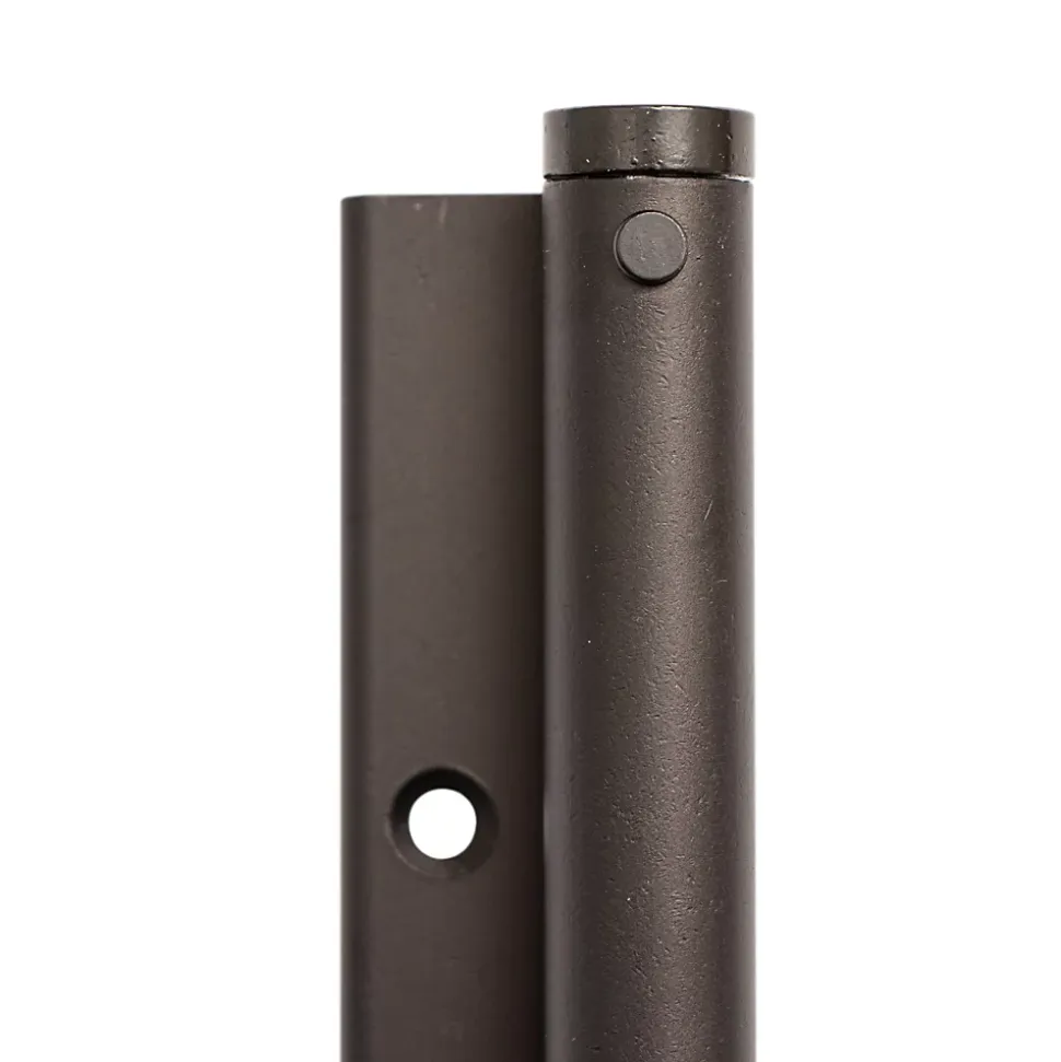 Bras à ressort ferme porte, a corps très fin en Aluminium anodisé noir