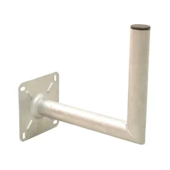 Bras coudé Diamètre 50mm Déport 350mm Acier Galva Fixation Antenne tnt Satellite HDSAT