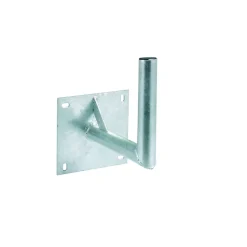 Bras coudé Déport 250mm Diamètre 40mm Acier Galva Fixation antenne parabole satellite HDSAT