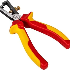 Brüder Mannesmann M10608 Pince à dénuder VDE 160 mm, acier chrome-vanadium, poignées bi-matière