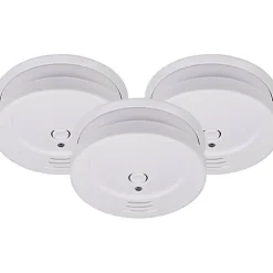 Brennenstuhl Détecteur de fumée DFX-618179 - lot de 3, alimentation 9V, capteur photoélectrique