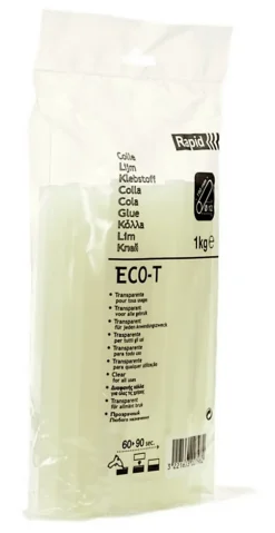 Bâtons de colle 12 mm pour usage général - 1 kg. Sac plastique