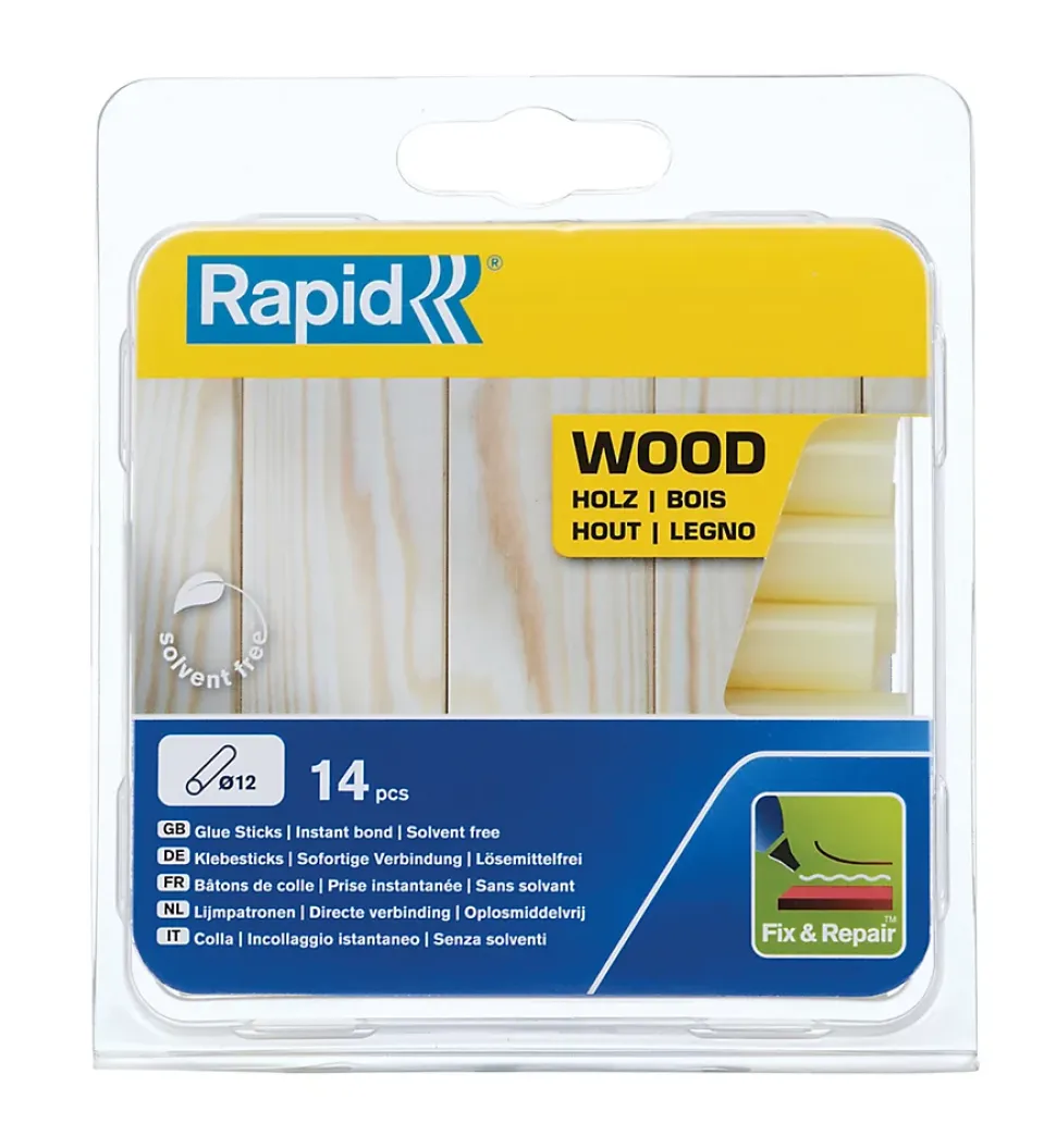 Bâtons de colle pour bois Rapid 125 G