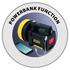 BULLDOG: projecteur rechargeable 30W