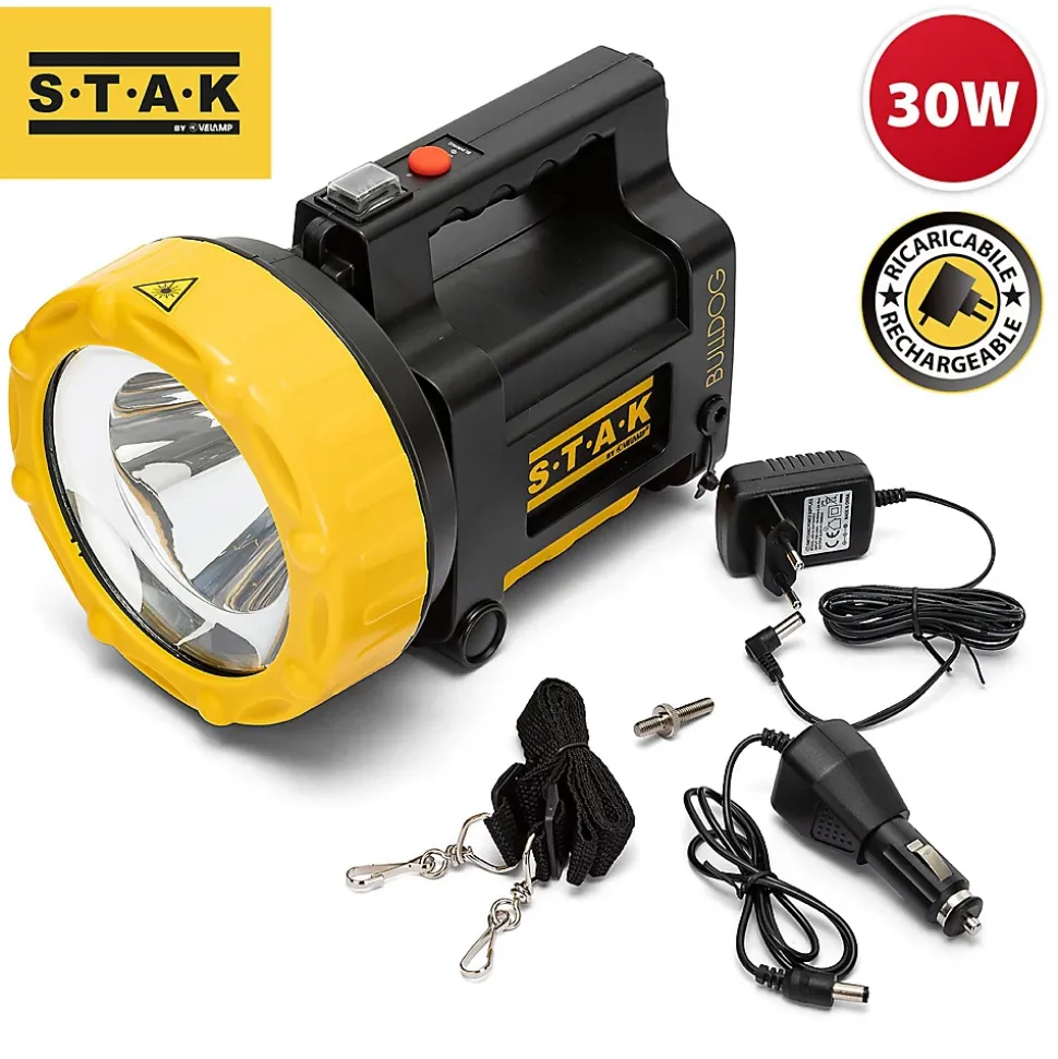 BULLDOG: projecteur rechargeable 30W