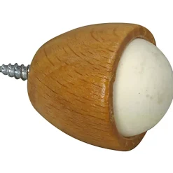 Butoir ø28 x Hauteur 40 mm mur hêtre verni