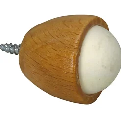 Butoir ø28 x Hauteur 30 mm mur hêtre verni