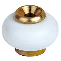 Butoir ø30 x Hauteur 37 mm sol laiton blanc