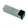 Butoir de porte carré DIALL inox 2 x 2 x l.7,5 cm