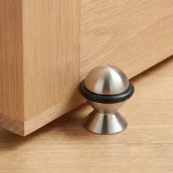 Butoir de porte Diall Sphère Inox Ø2,3 cm
