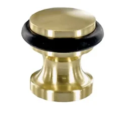 Butoir de porte Diall zamak laitonné doré Ø2,9 cm
