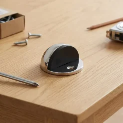 Butoir demi-lune Inox ø44 mm Diall Acier inoxydable