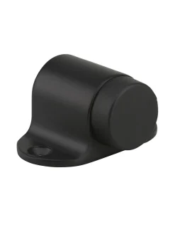 Butoir pour porte lourde à visser, fixation au sol, noir- THIRARD