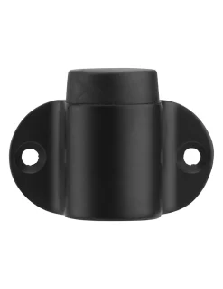 Butoir pour porte lourde à visser, fixation au sol, noir- THIRARD