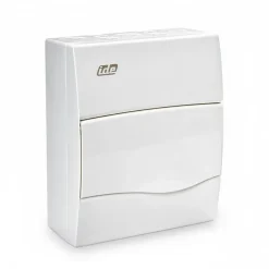 Bv8po Ide - Tableau De Distribution électrique Résidentiel - 8 Modules - 228x191x99mm - Avec Rail Din