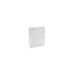 Bv24po Ide - Tableau De Distribution Résidentiel - 2 Rangées De 12 Modules - 353x264x99mm - Avec Rail Din