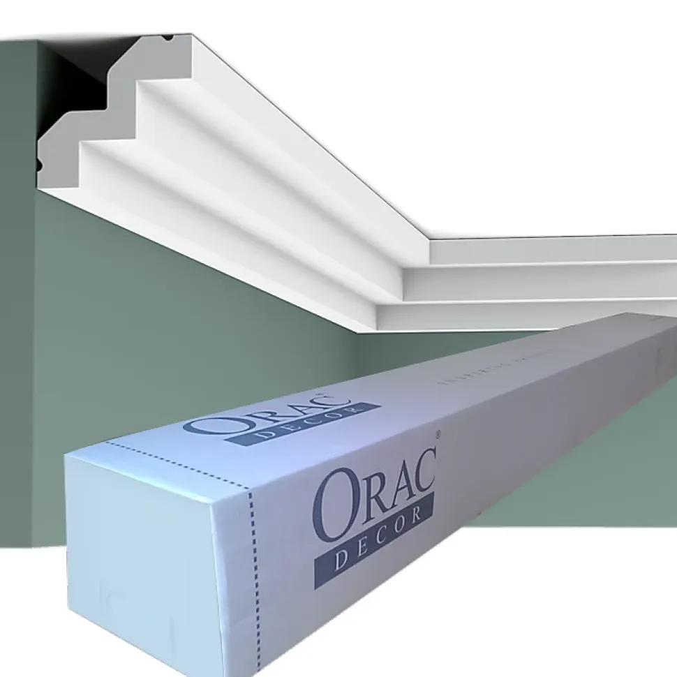 C602 Corniche plafond Orac Decor - 5,5x5x200cm (h x p x L) - Carton complet