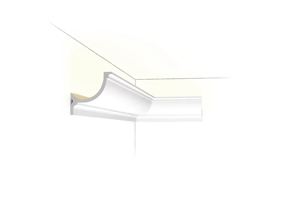C902 Corniche plafond pour éclairage indirect Orac Decor - 10x10x200cm (h x p x L) - Pack 2 pièces