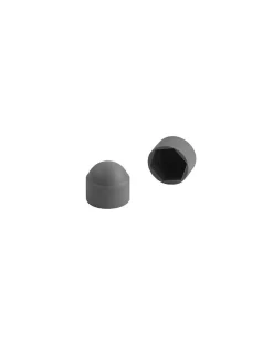 Cache Ecrou ou cache tête vis Tête hexagonale TH M6 Nylon RAL7001 Sur plat 10 - 200 pièces