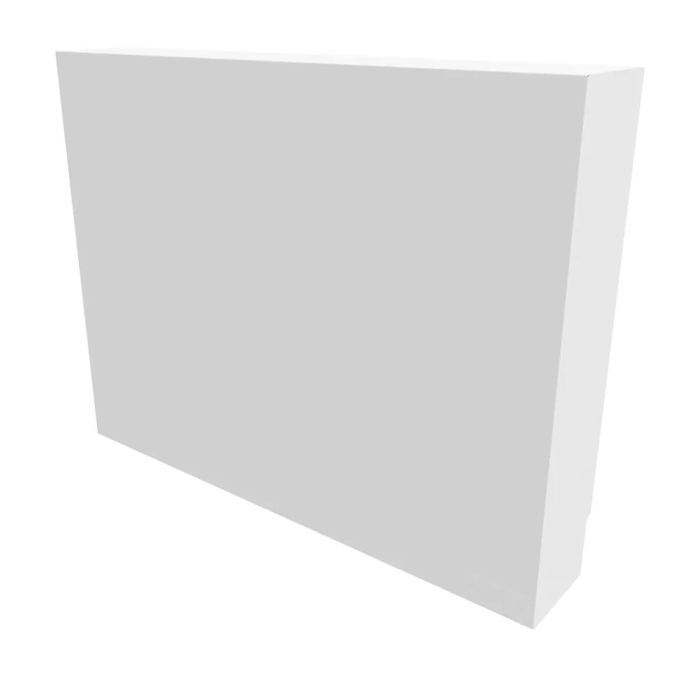 Cache nourrice plomberie ATOLE en acier Blanc - Largeur fixe - Taille 6 : 650 x 850 x 150 mm
