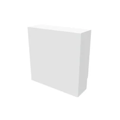 Cache nourrice plomberie ATOLE en acier Blanc - Largeur fixe - Taille 1 : 450 x 450 x 150 mm