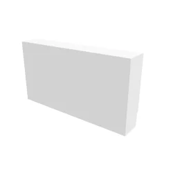 Cache nourrice plomberie ATOLE en acier Blanc - Largeur fixe - Taille 3 : 450 x 850 x 150 mm