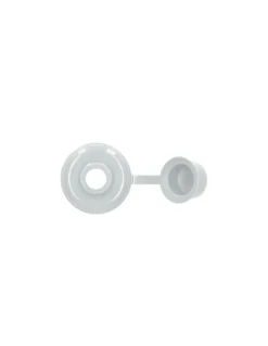 Cache Tirefond De 7 RAL9001 blanc creme - 100 pièces