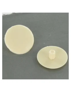 Cache tête Plastique Diamètre de tête: 15 DT 3 Longueur 4.5 RAL1015 ivoire clair - 100 pièces