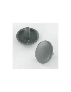 Cache tête Plastique Diamètre de tête: 12 DT 3 Longueur 7.5 RAL8002 - 50 pièces