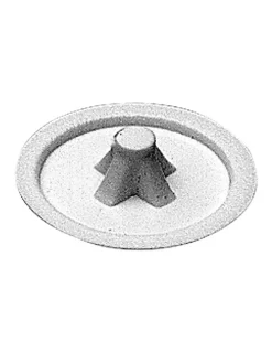 Cache tête Plastique Pozi numéro 2 Diamètre de tête: 12 RAL9005 noir foncé - 1000 pièces