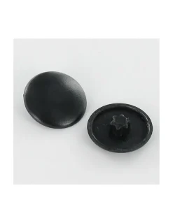 Cache vis Tête fraisée TORX TORX T15 Diamètre de tête: 12 nylon noir - 100 pièces