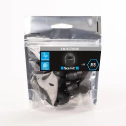 Cache-écrou Scell It noir ø8 mm, 20 pièces