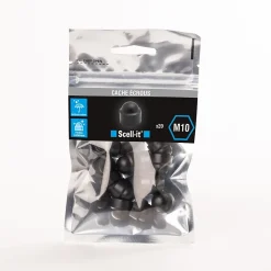 Cache-écrou Scell It noir ø10 mm, 20 pièces