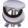 Cache-trou Wirquin en laiton chromé Ø 43 mm