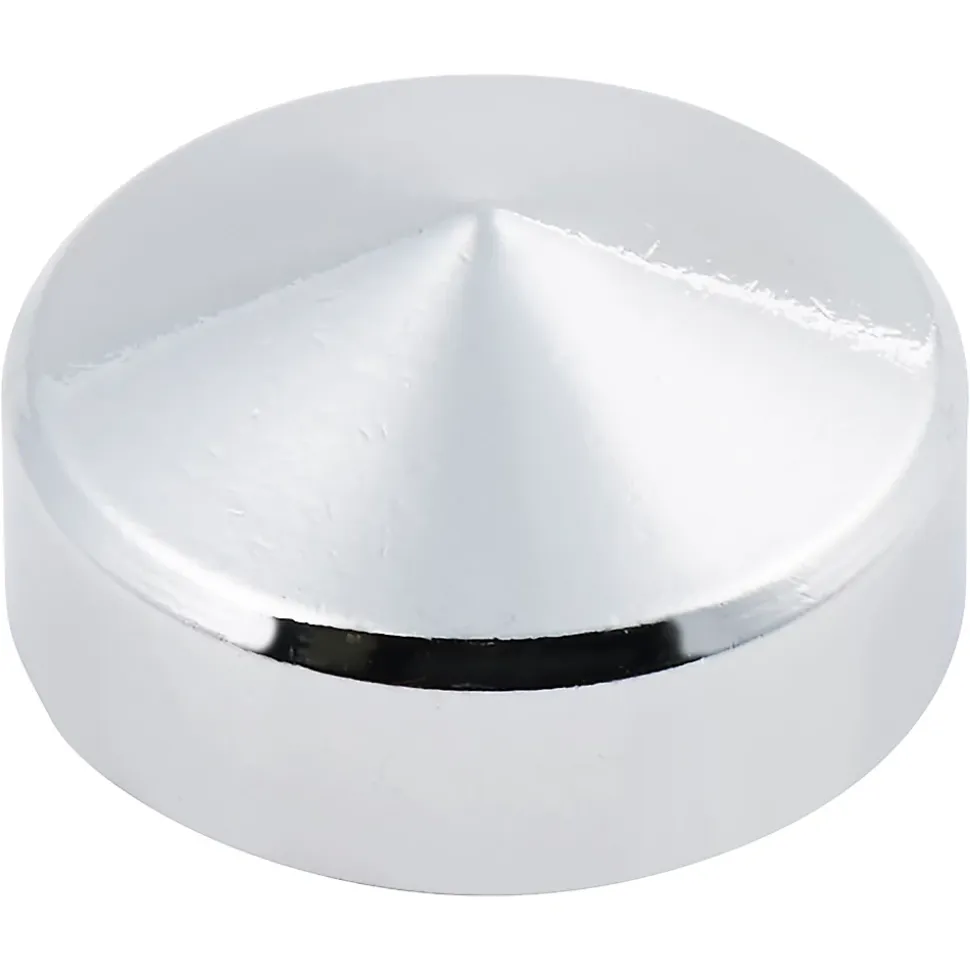 Cache-vis laiton chromé 8 mm - 20 pièces