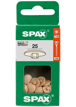 Cache-vis vis torx T20 beige 25 pièces