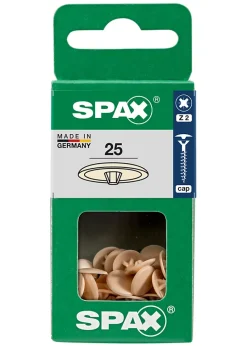 Cache-vis vis Z2 beige ø12 mm - 25 pièces