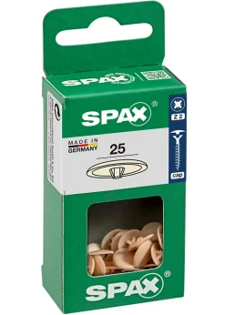 Cache-vis vis Z2 beige ø12 mm - 25 pièces